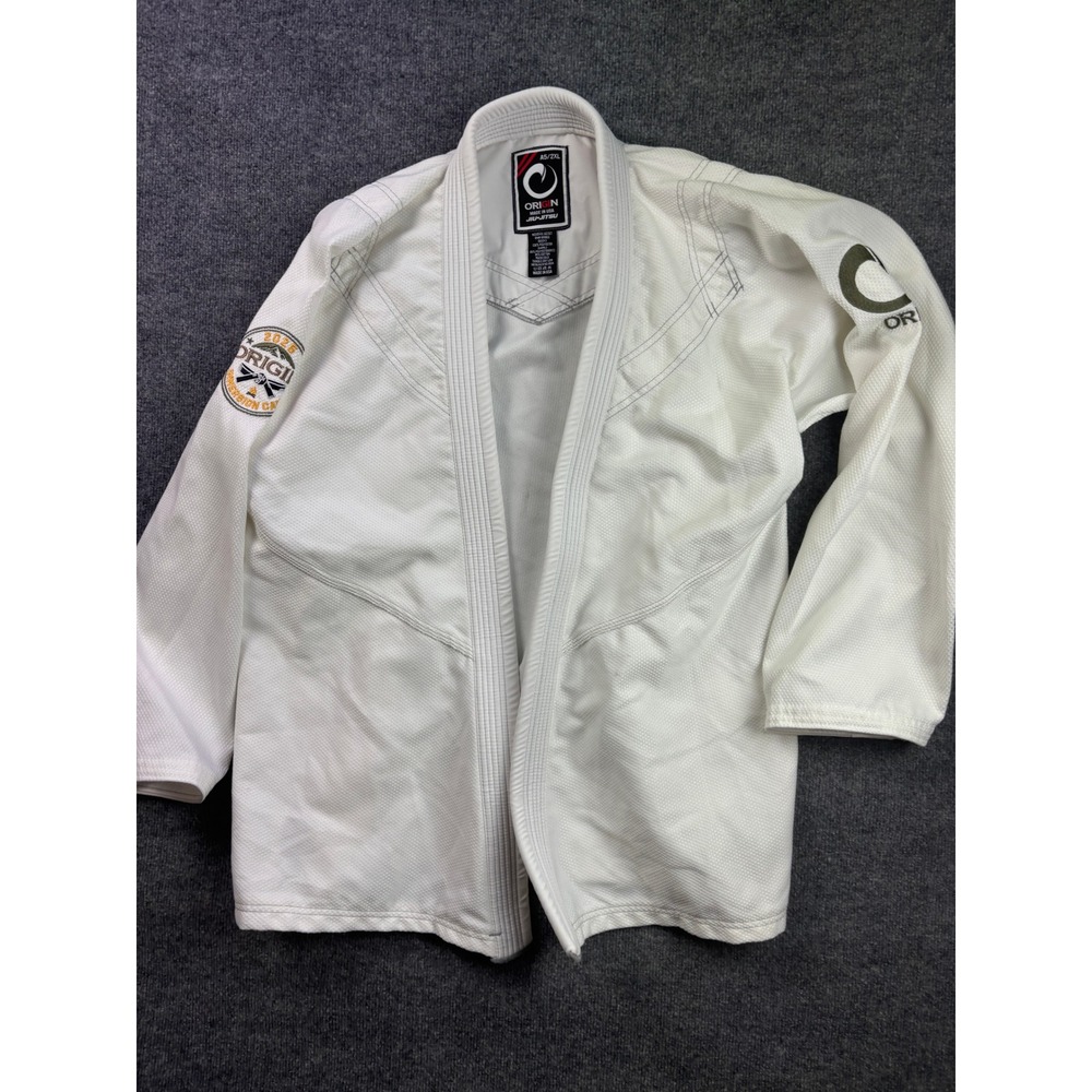 Origin Men's White BJJ Gi Jacket - Lightweight Jiu-Jitsu Kimono Top